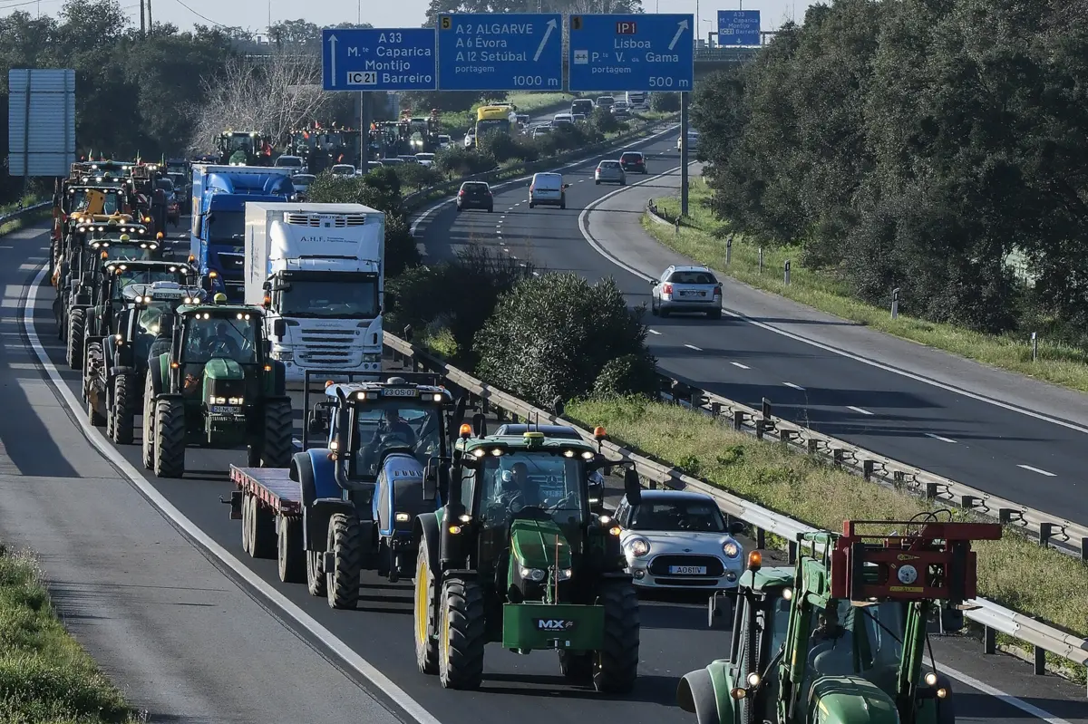 Grande parte dos agricultores da região envolvidos neste protesto não recebem subsídios do Estado ou da União Europeia