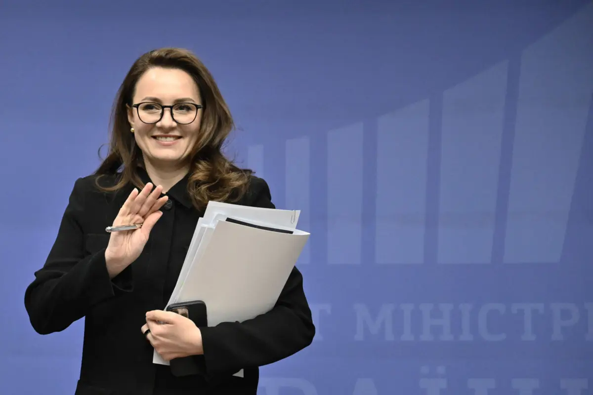 Yulia Svyrydenko, ministra da Economia da Ucrânia