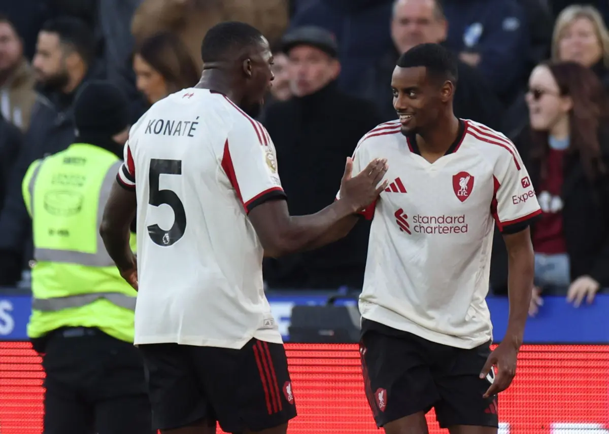 Isak marcou o primeiro golo ao serviço dos "reds"