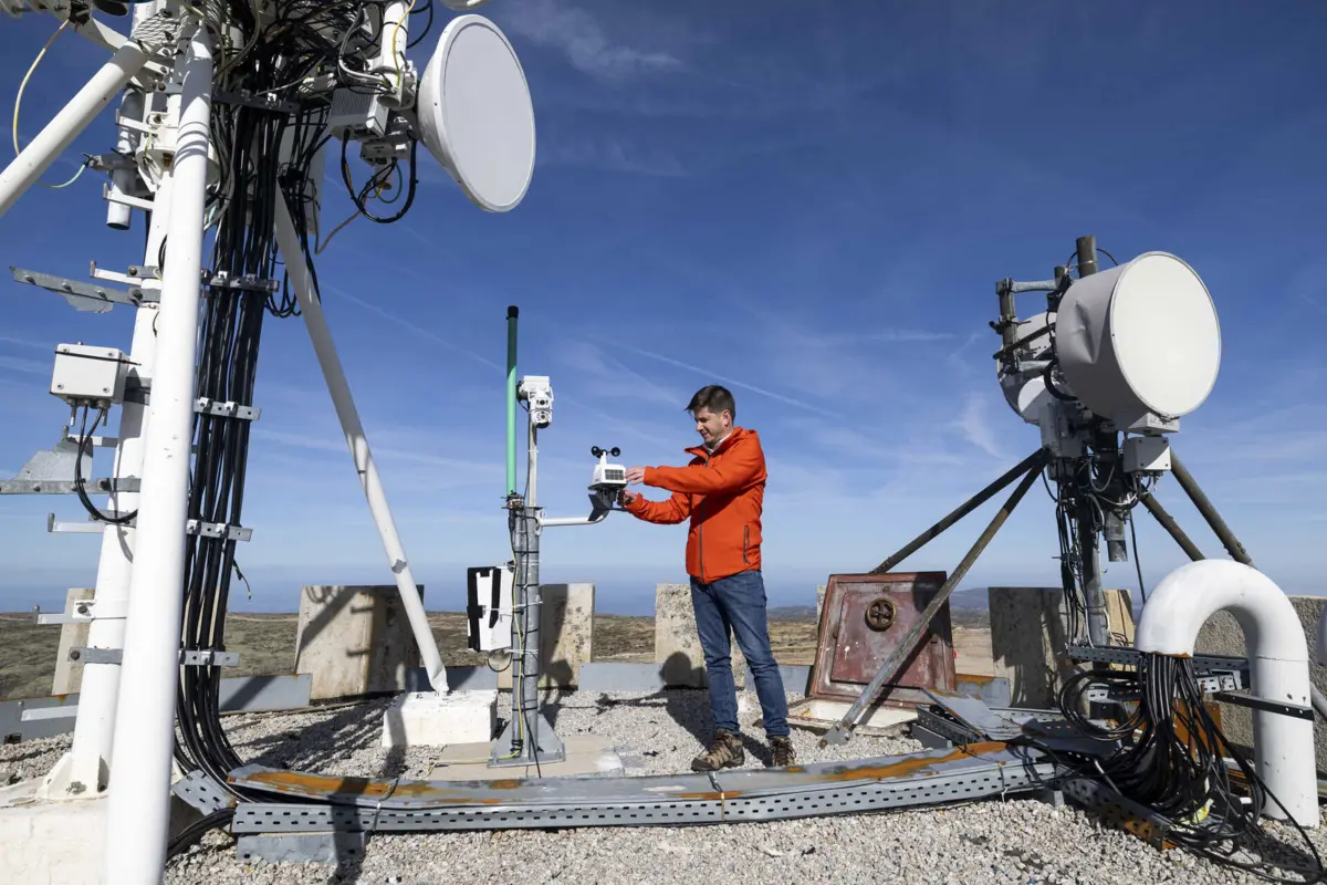Alfredo Calado tem quatro estações meteorológicas na serra da Estrela