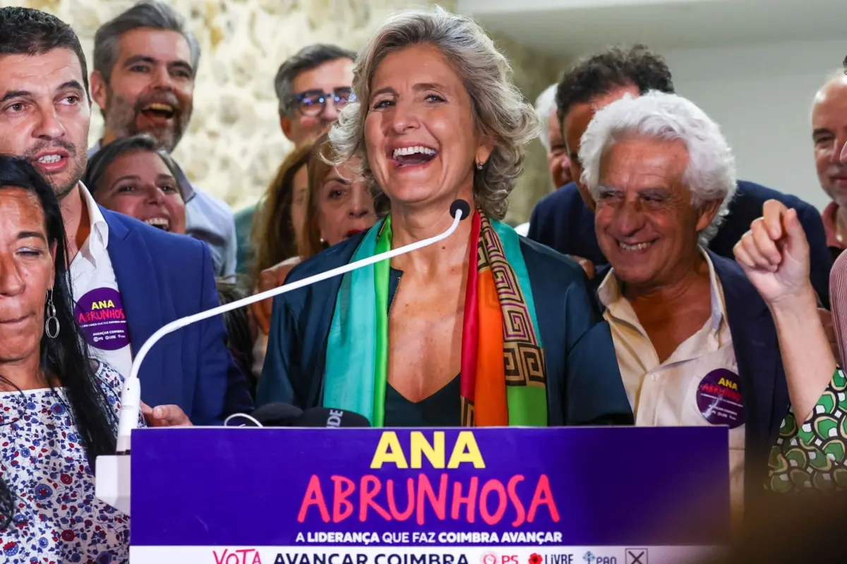 Ana Abrunhosa foi a vencedora das eleições autárquicas em Coimbra