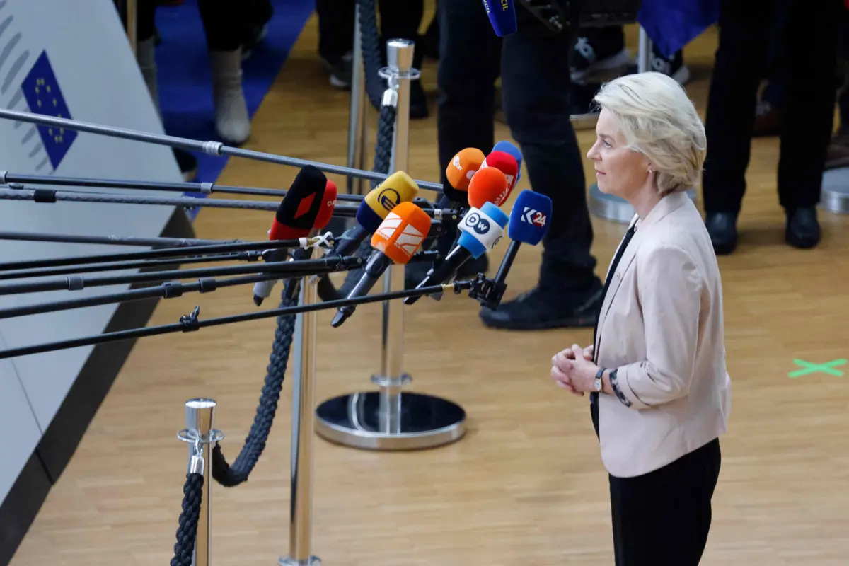 Von der Leyen diz que momento em que encontro ocorre é de “grande convulsão”