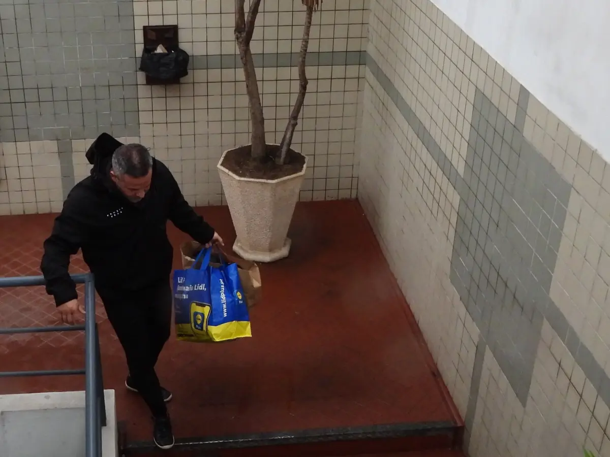 Sérgio Júnior à saída do Tribunal de Braga