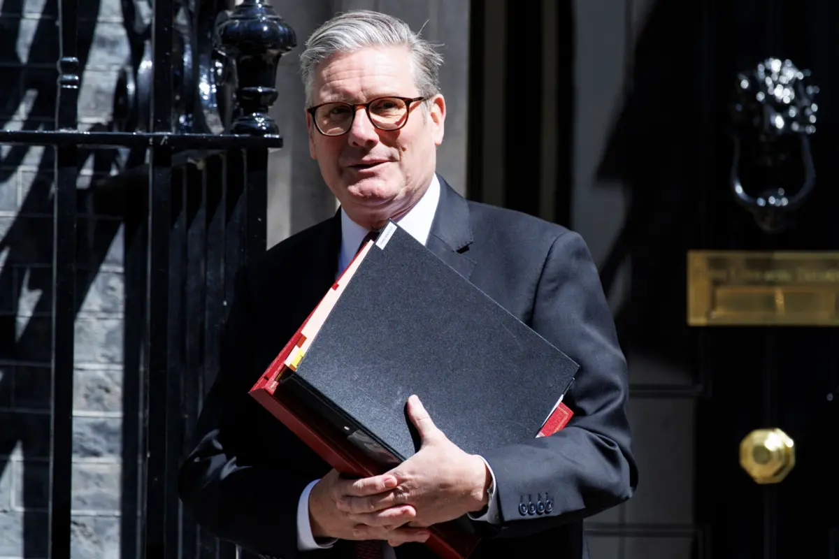 O primeiro-ministro britânico Keir Starmer