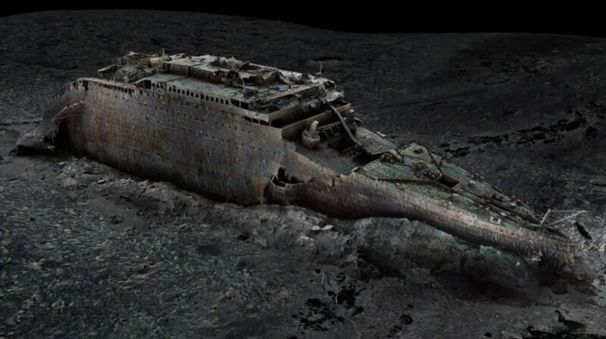 Imagem de contexto do artigo Réplica 3D digital em tamanho real do Titanic revela novos dados sobre naufrágio