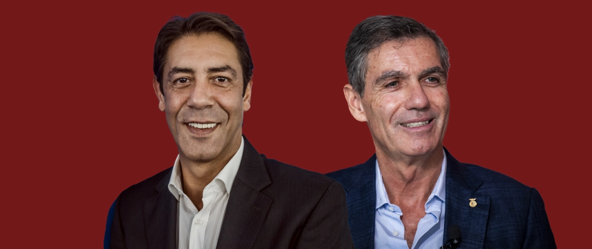 O candidato às eleições presidenciais do Sport Lisboa e Benfica (SLB), João Noronha Lopes, durante uma entrevista à agência Lusa, na sua sede de campanha,  em Lisboa, 16 de outubro de 2025. As eleições decorrerão no próximo dia 25 de outubro. (ACOMPANHA TEXTO DA LUSA DO DIA 17 DE OUTUBRO DE 2025). JOSÉ SENA GOULÃO/LUSA