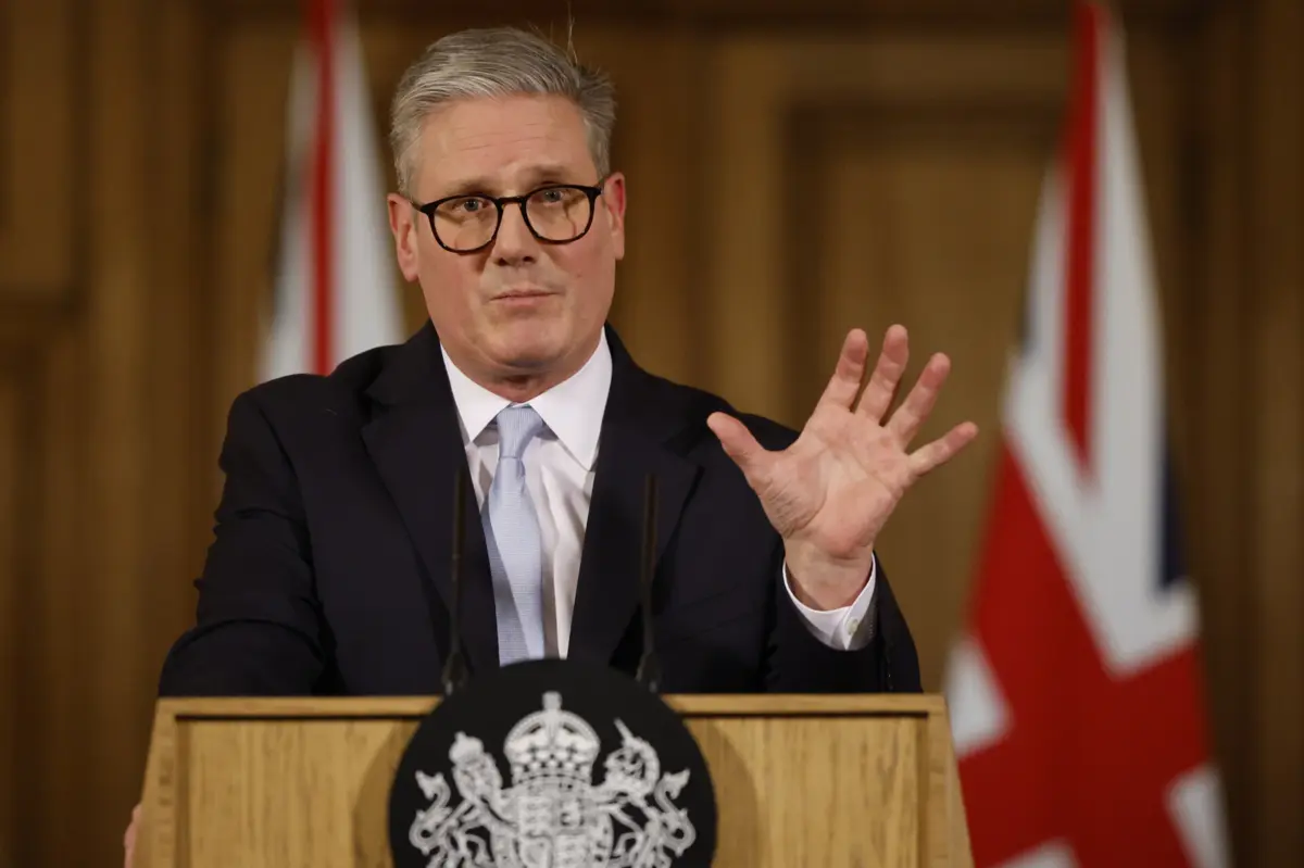 O primeiro-ministro britânico, Keir Starmer