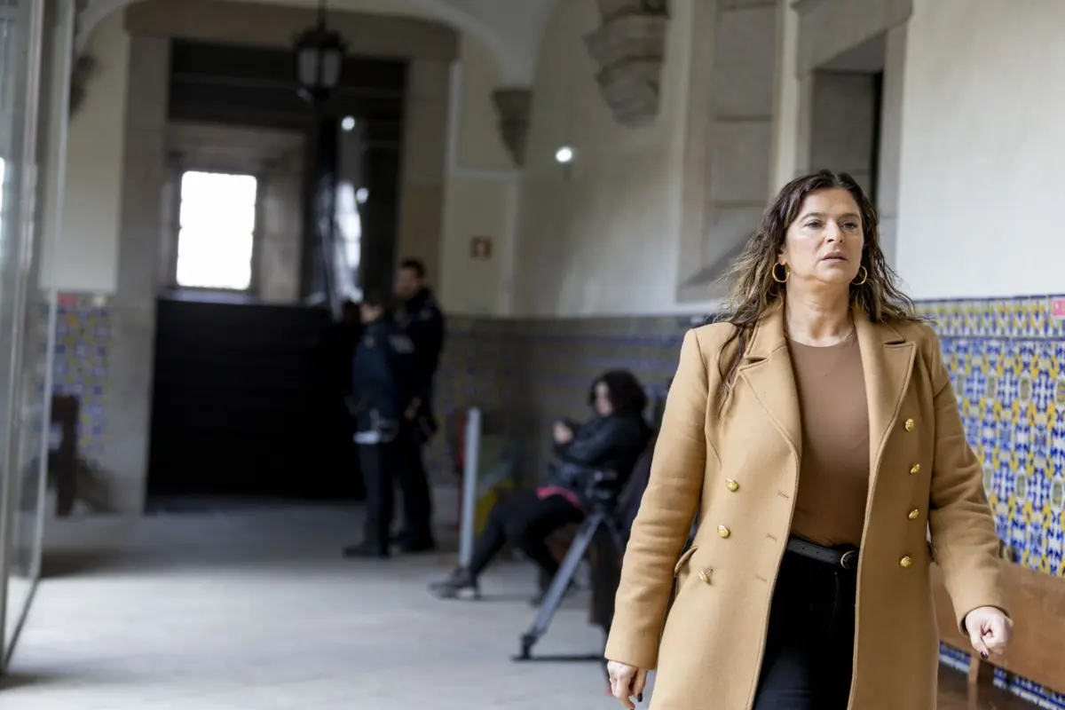 Sandra Madureira, no tribunal de São joão Novo