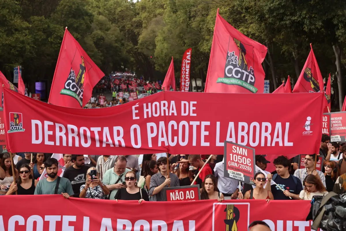 Imagem de contexto do artigo CGTP admite greve geral se Governo não recuar "em toda a linha" no pacote laboral