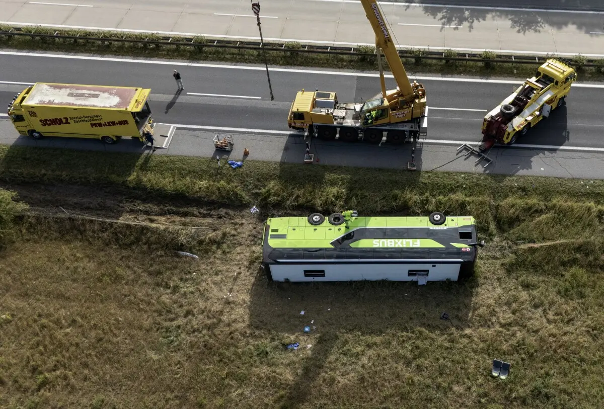O autocarro era operado pela Flixbus
