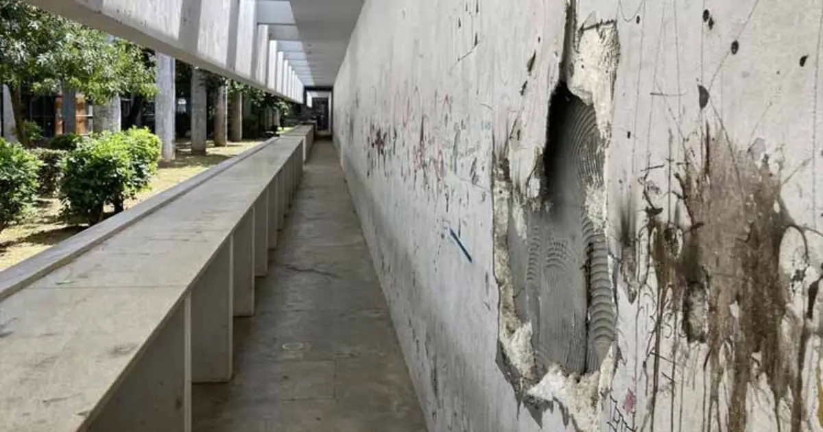 O premiado Mercado Cultural do Carandá apresenta sinais de degradação