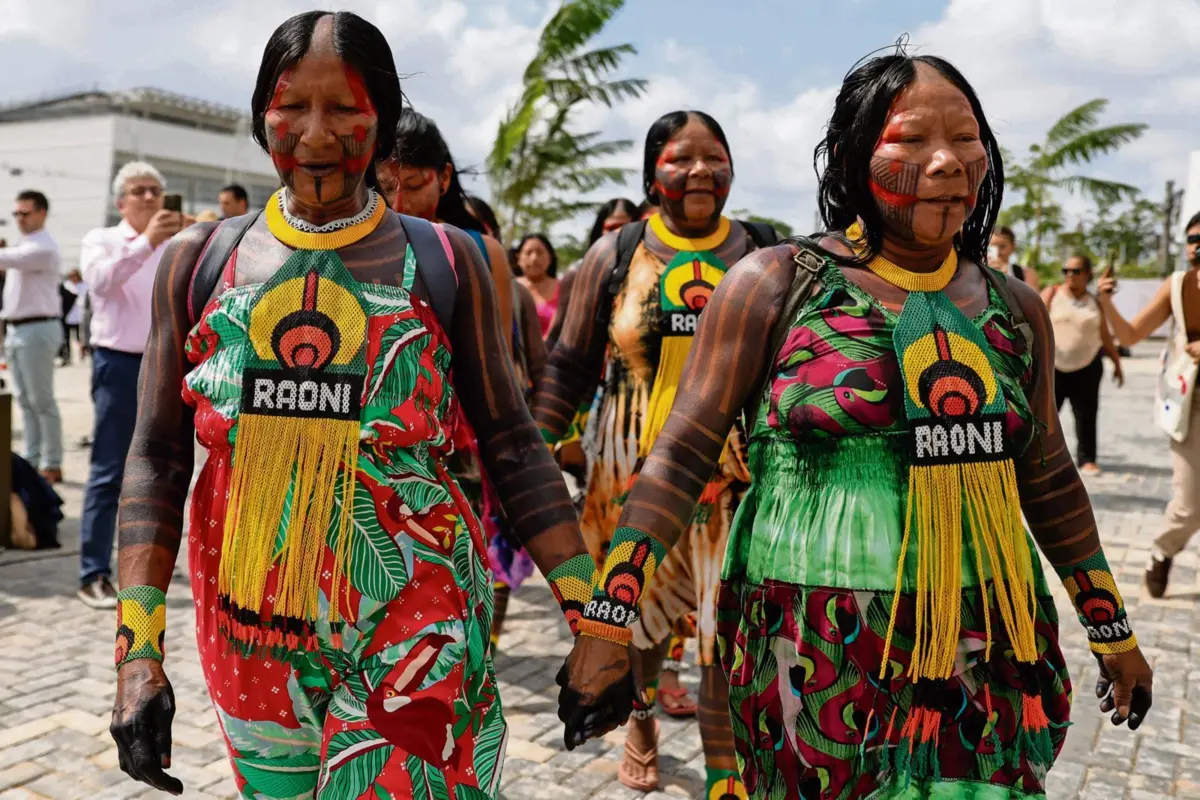 Comunidades indígenas participaram na COP30