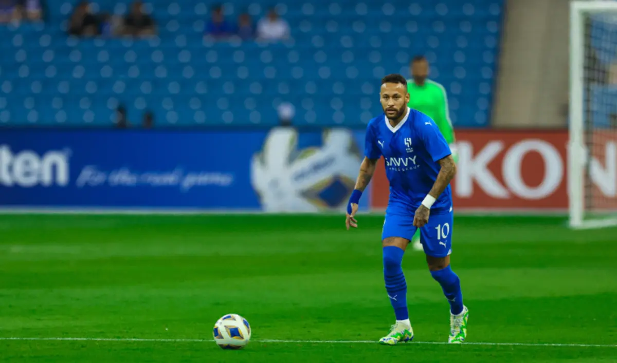 Neymar ficou em branco na estreia do Al Hilal na Champions Asiática