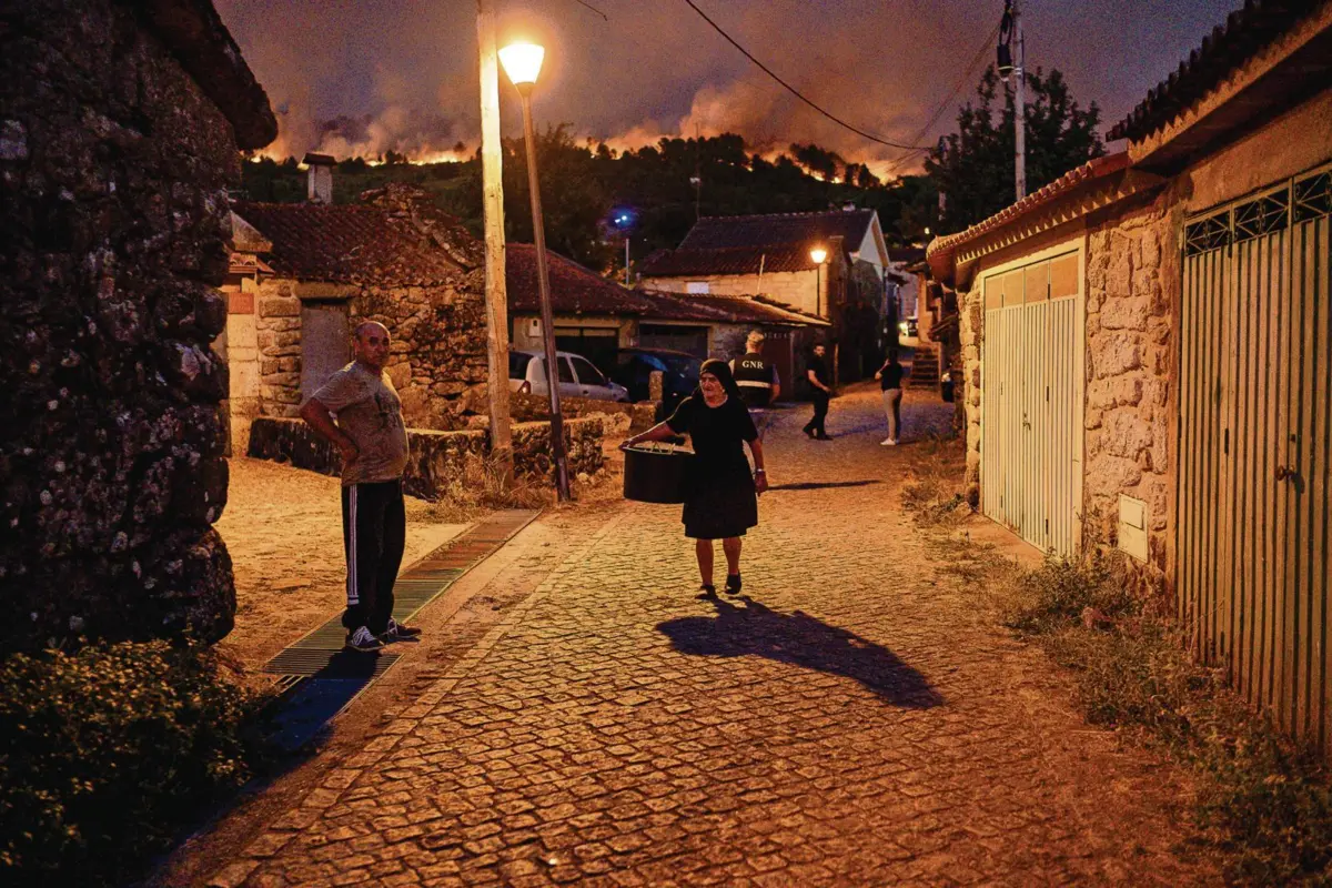 Proteger aldeias é uma preocupação dos bombeiros