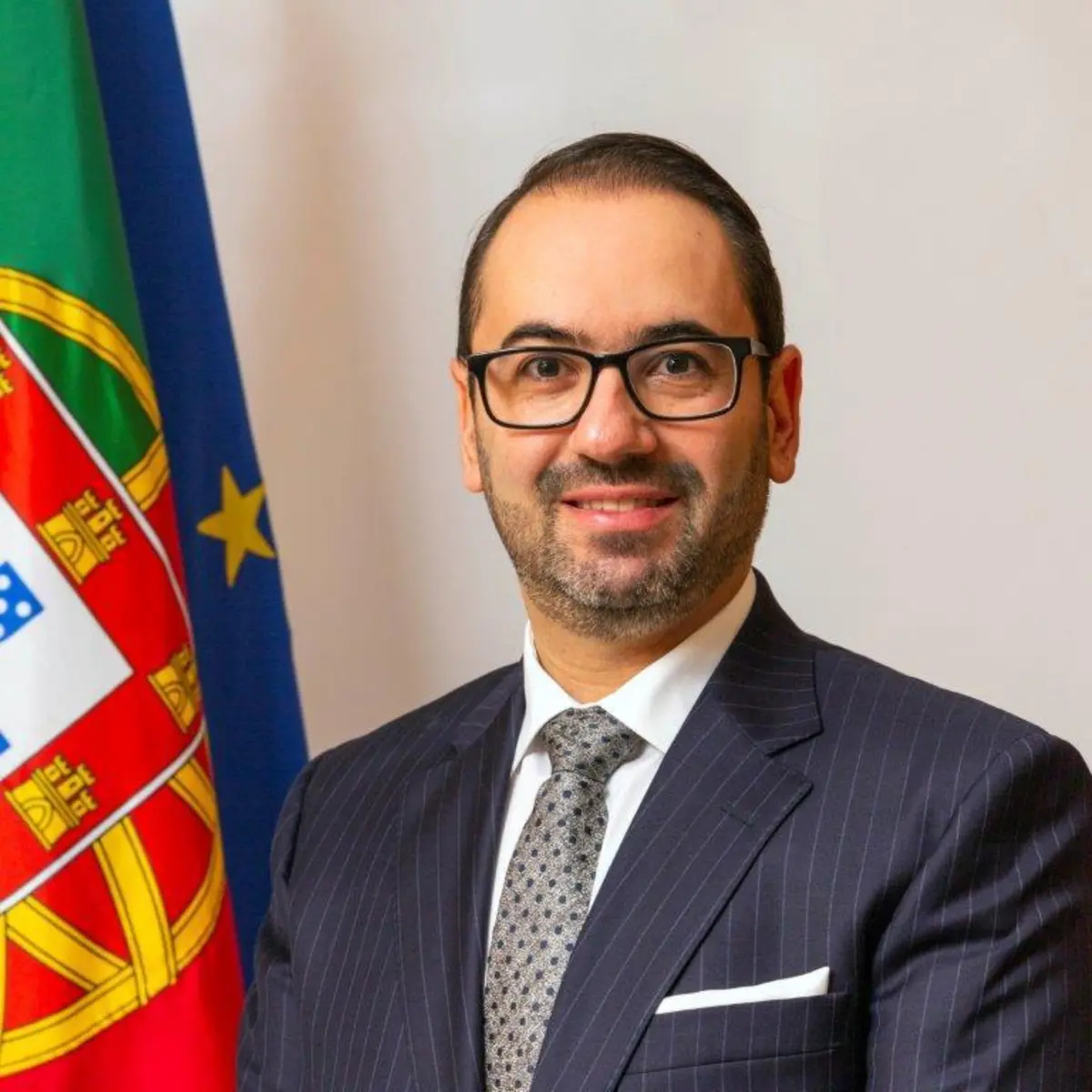 O cabeça de lista da coligação "Viver Lisboa" - PS/Livre/BE/PAN à Assembleia Municipal de Lisboa, André Moz Caldas