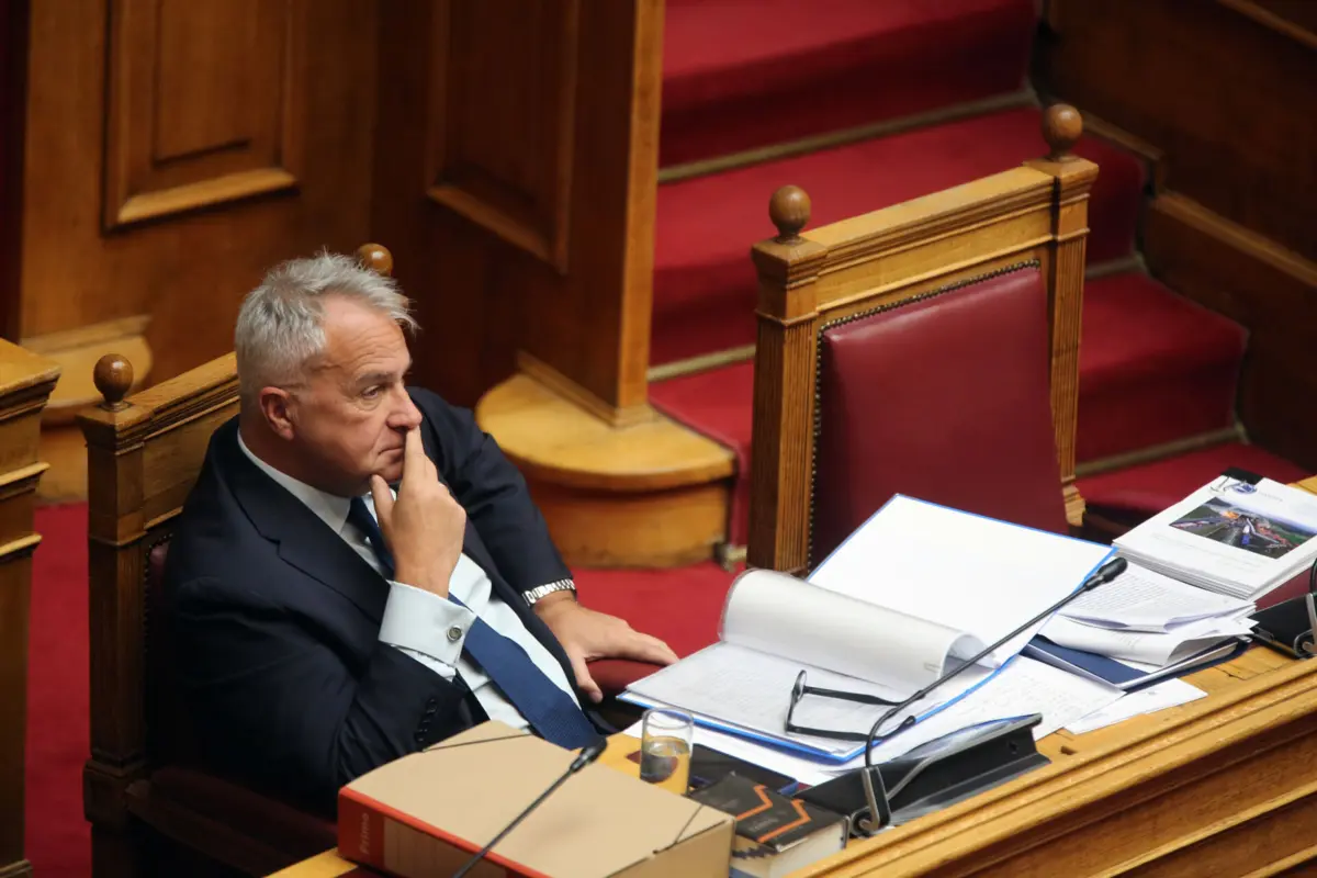 O ministro grego da Migração e Asilo, Makis Voridis