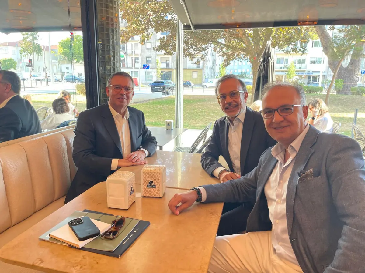 António José Seguro com Ricardo Valente. Luís Pedro Martins também marcou presença