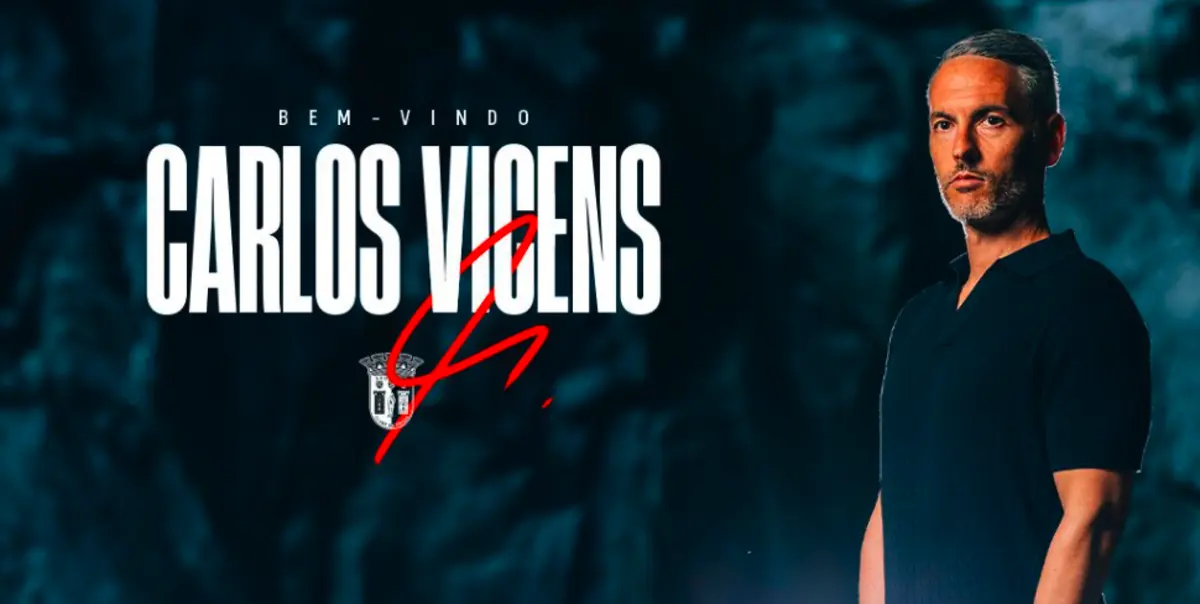 Carlos Vicens sucede a Carlos Carvalhal no Braga