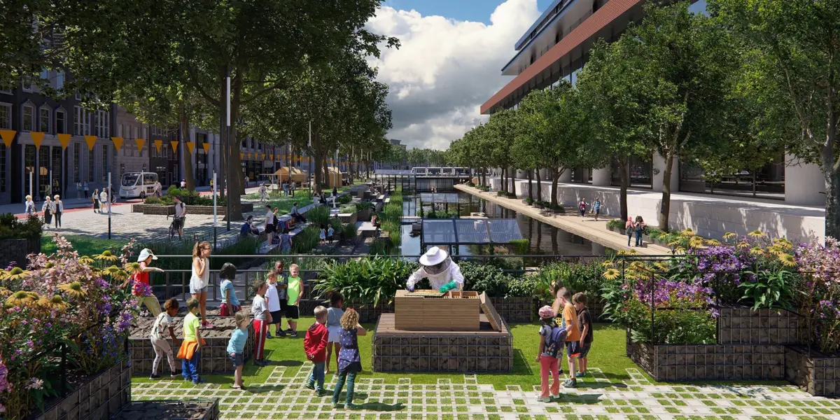 Projeto do que poderá ser o futuro da Stadhouderskade