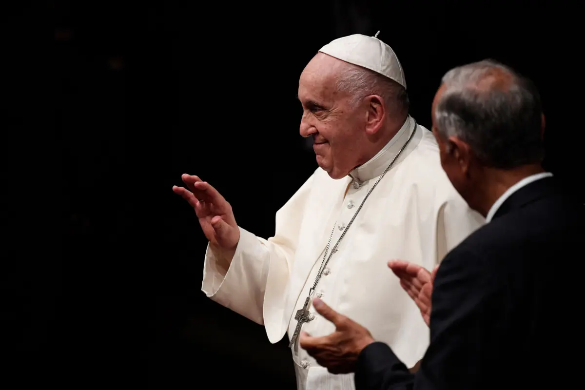 Imagem de contexto do artigo Papa Francisco “feliz” em Lisboa pede “união” para enfrentar desafios globais