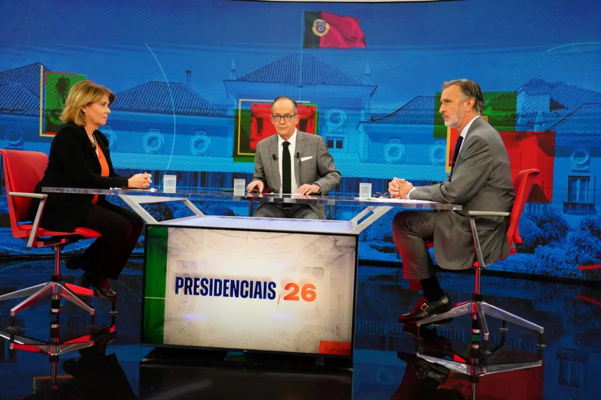 Catarina Martins e João Cotrim de Figueiredo participaram de debate na noite desta quinta-feira.