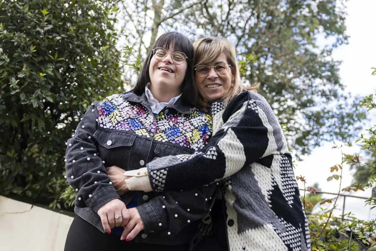 Rita Baptista, com a mãe Fátima, fez o 9.º ano