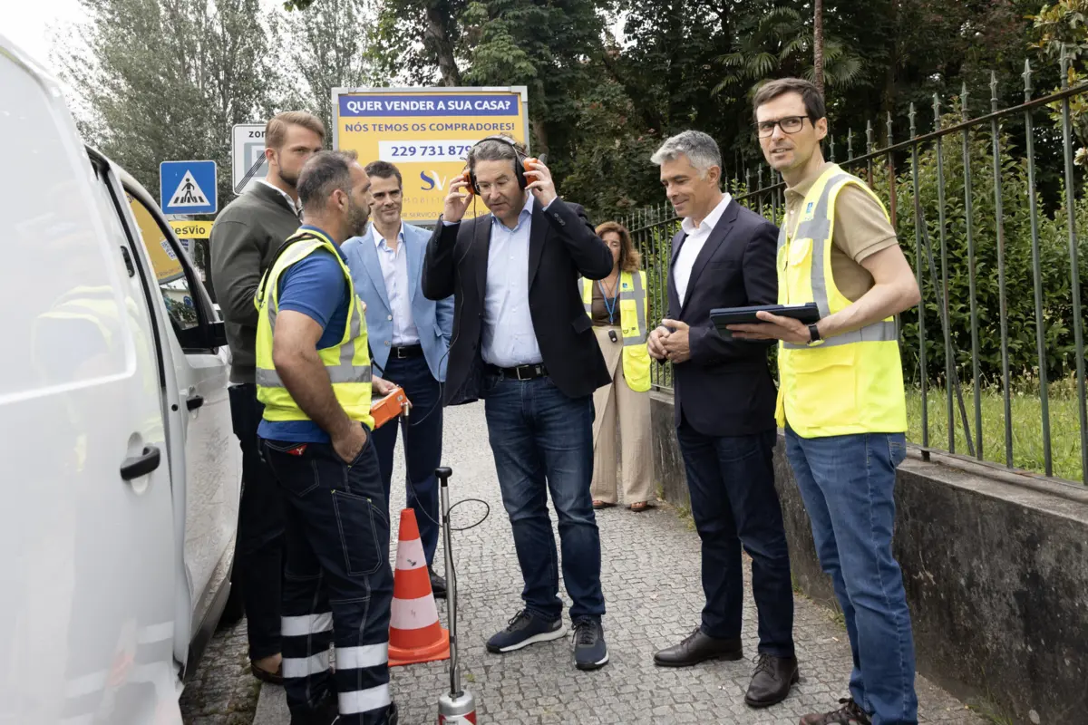 Autarca José Manuel Ribeiro acompanhou uma ação no terreno