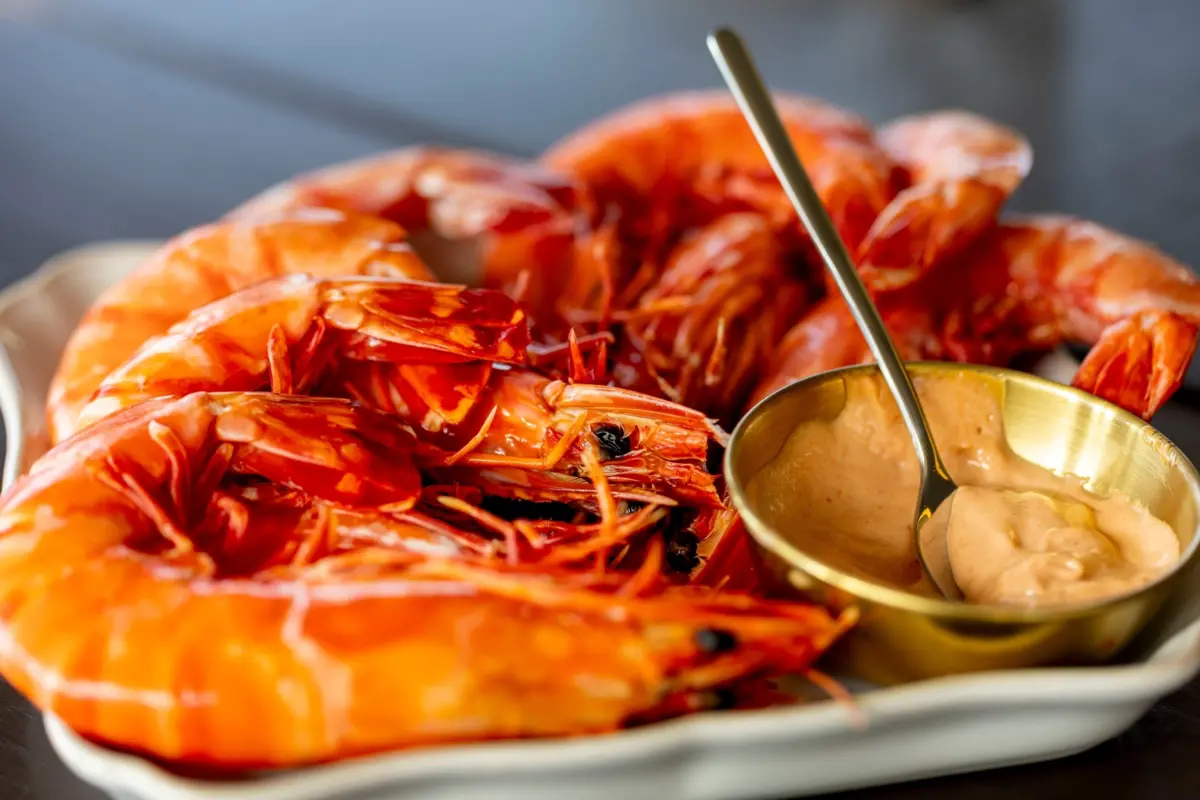 Camarão gigante no San Gallo Ocean