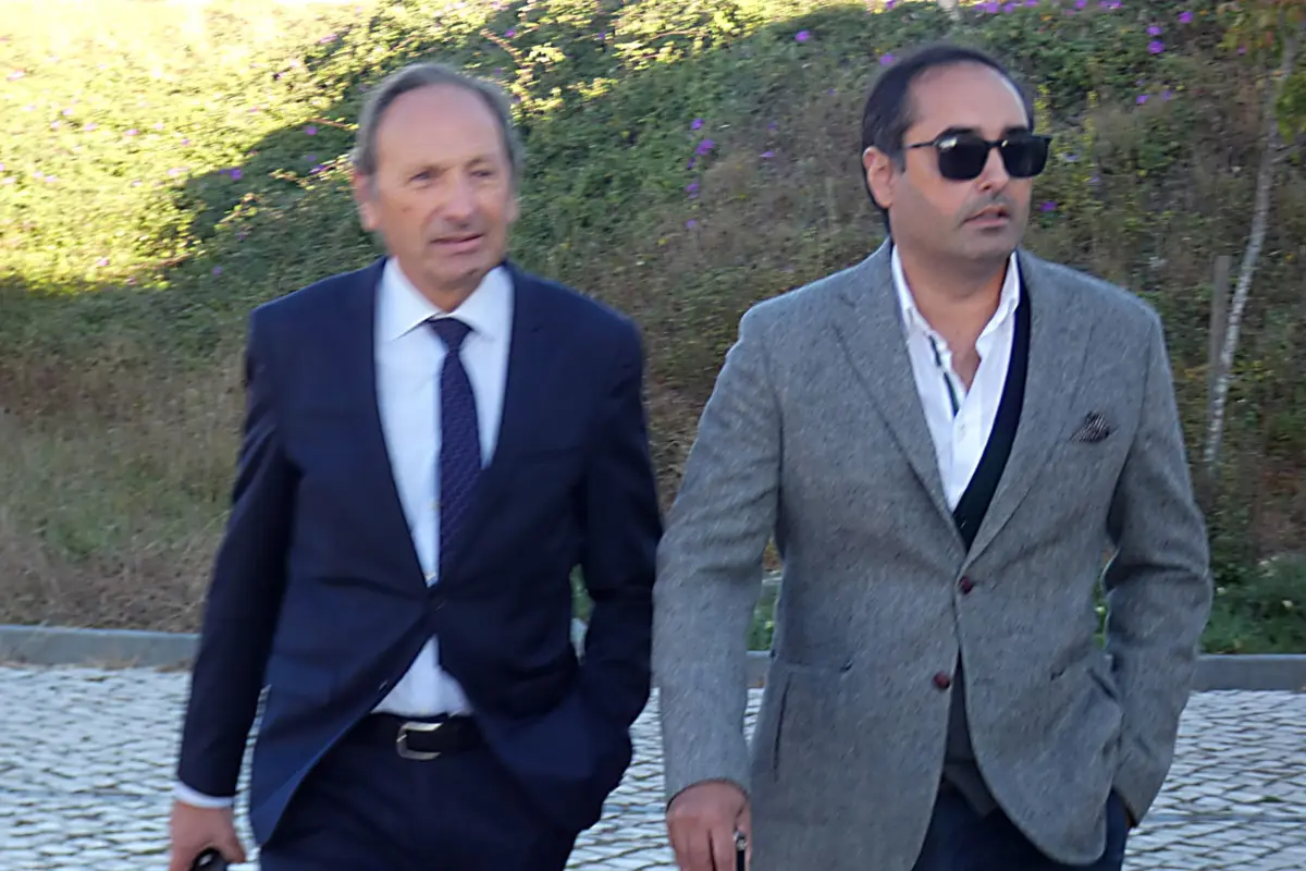 Fernando Valente à chegada a tribunal