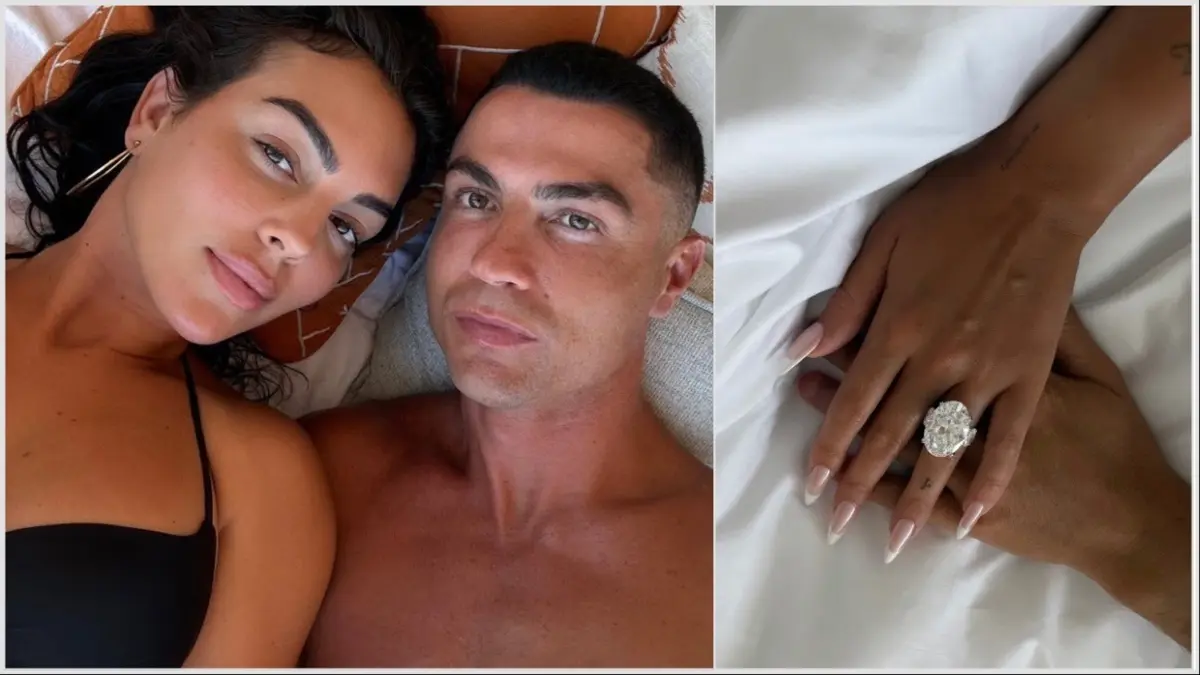 Noivado de CR7 e Georgina foi selado com anel com um grande diamante cujo valor ascende a milhões e tem dividido opiniões