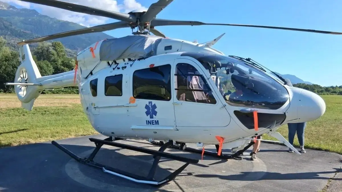 Helicóptero estacionado em Loulé não transportou um bebé a 1 de novembro
