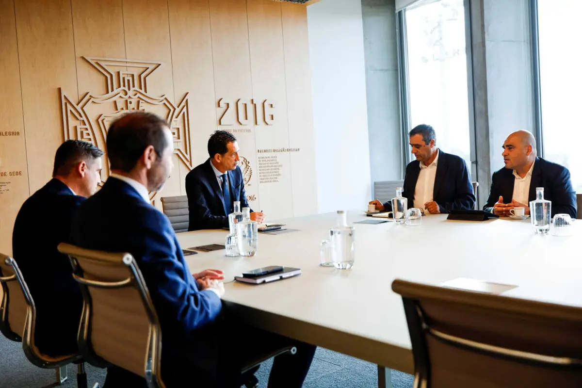 Pedro Proença reuniu-se com José Borges