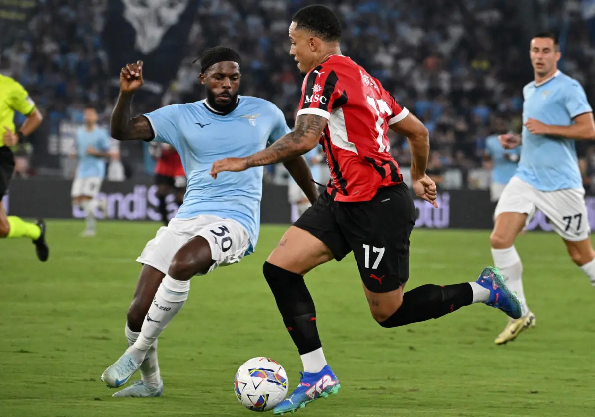 Nuno Tavares em ação pela Lazio