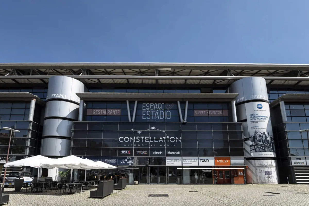 Área comercial do estádio de Coimbra está com uma ocupação total