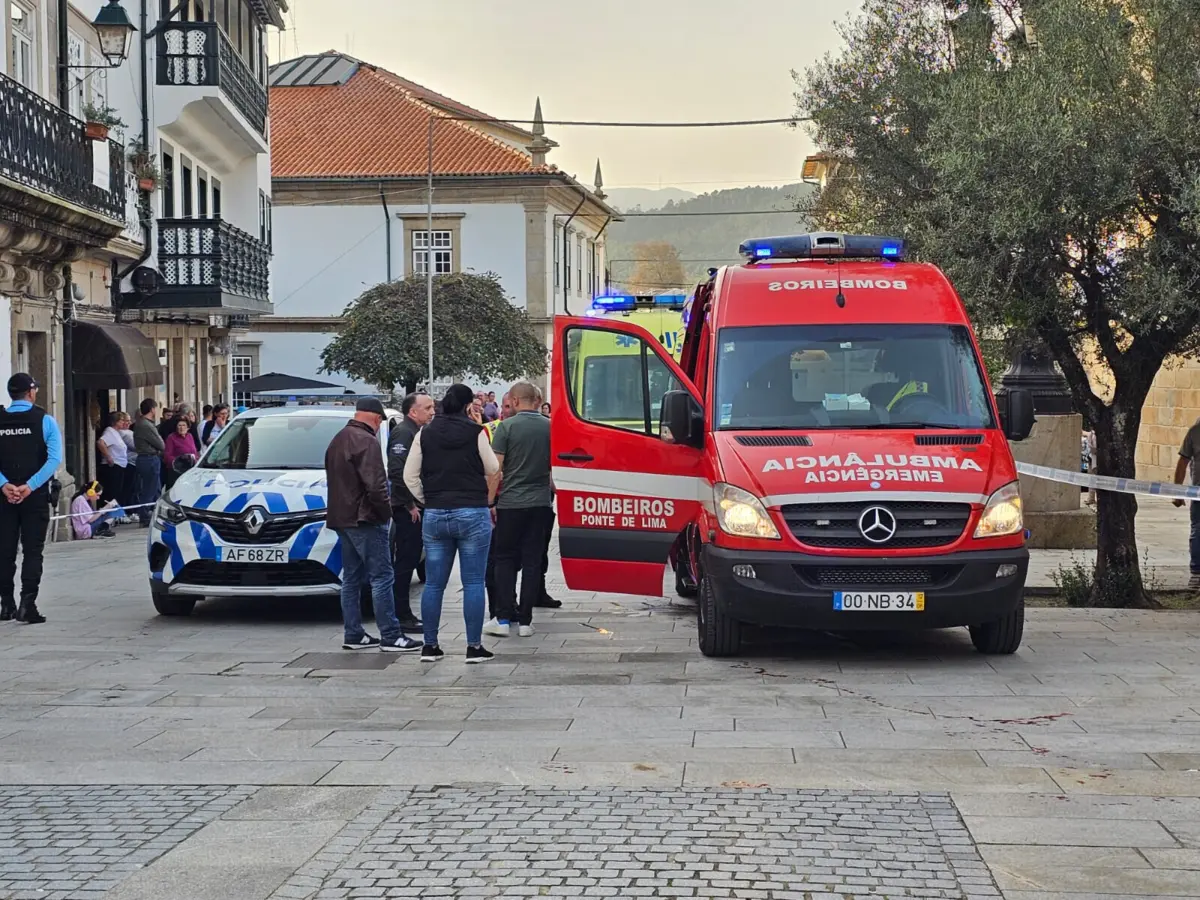 PSP e bombeiros foram chamados ao local