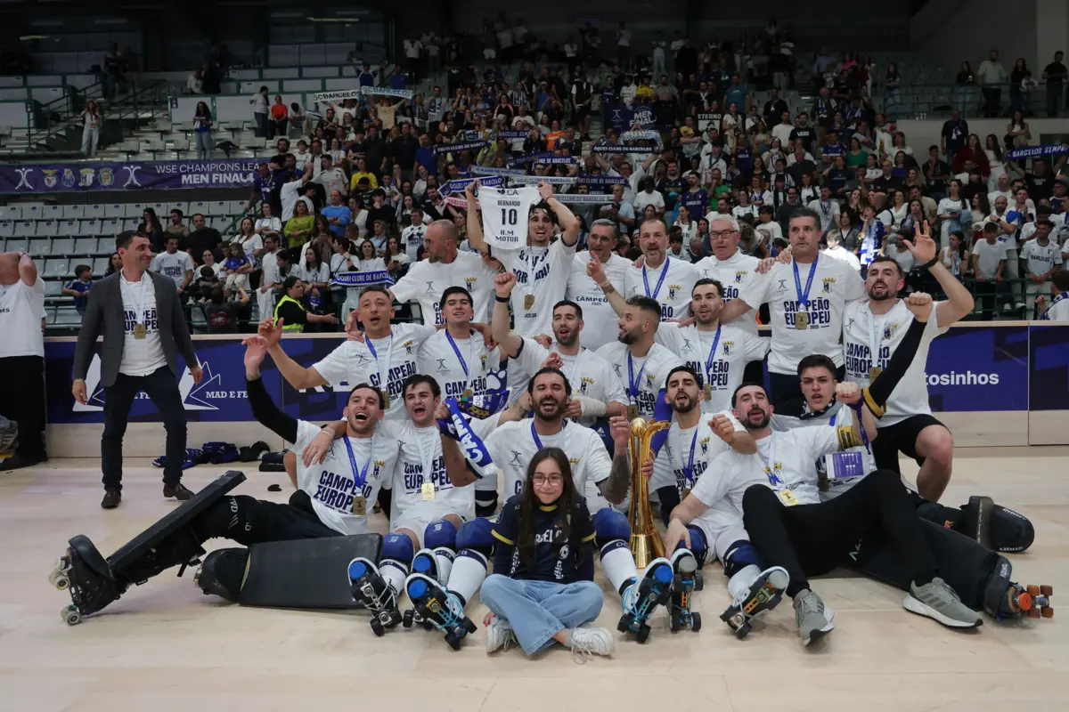 Óquei de Barcelos conquistou a Liga dos Campeões, após vencer o F. C. Porto, nos penáltis