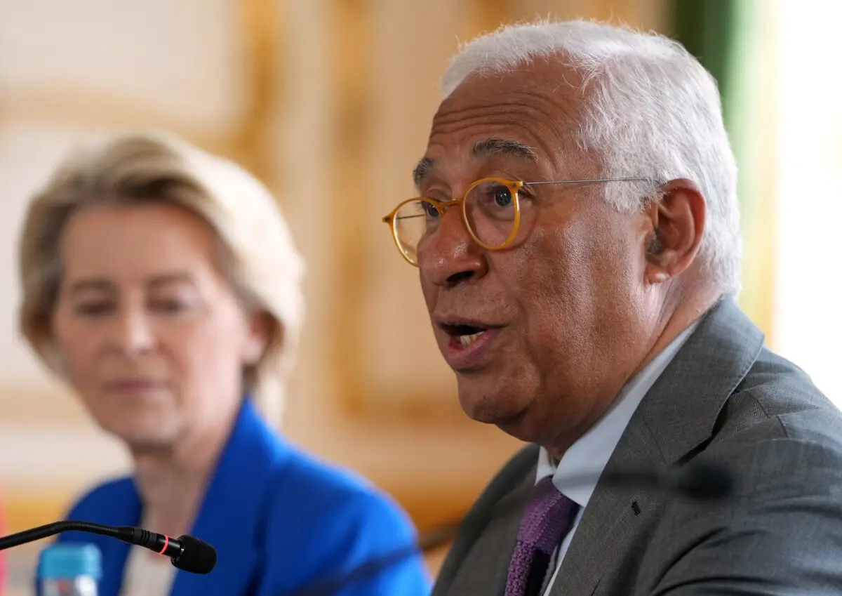 O presidente do Conselho Europeu, António Costa