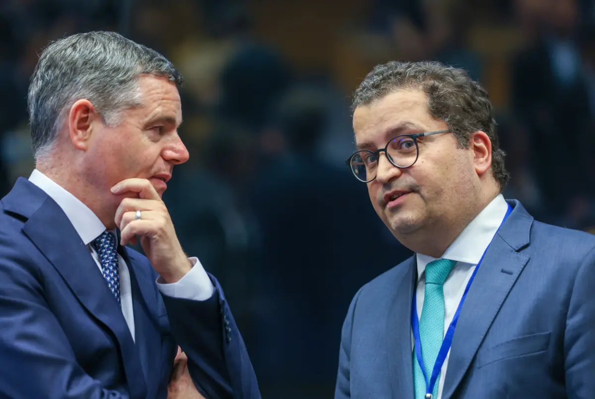 Reunião dos ministros das Finanças no Luxemburgo