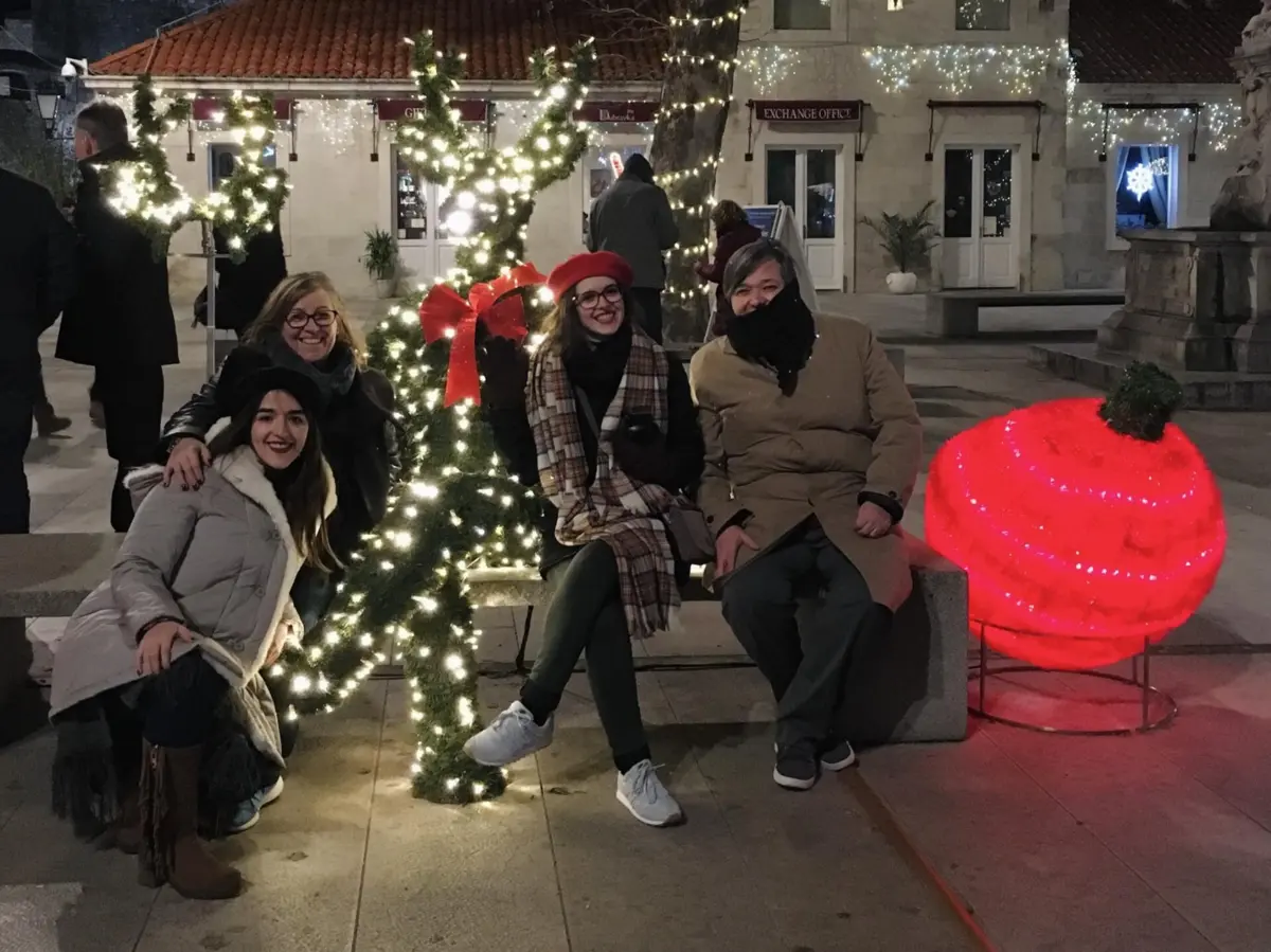 Natal passado em família em Dubrovnik, na Croácia