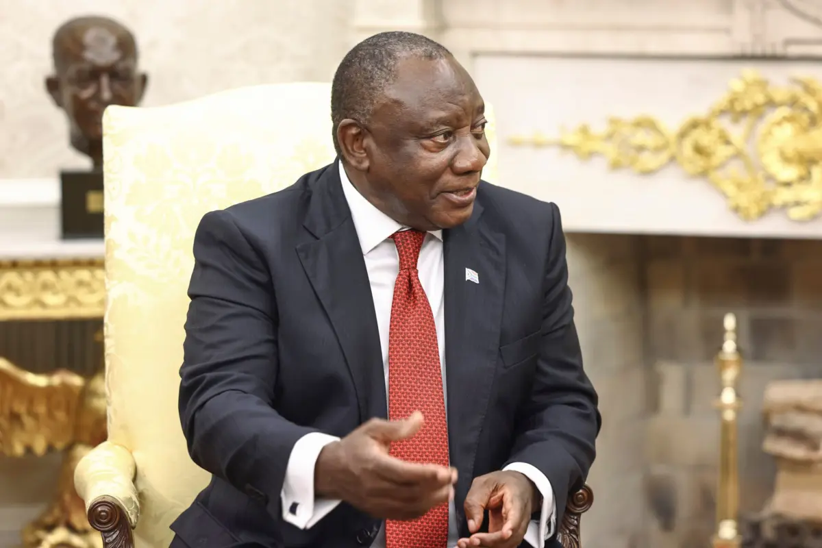 Cyril Ramaphosa, presidente da África do Sul