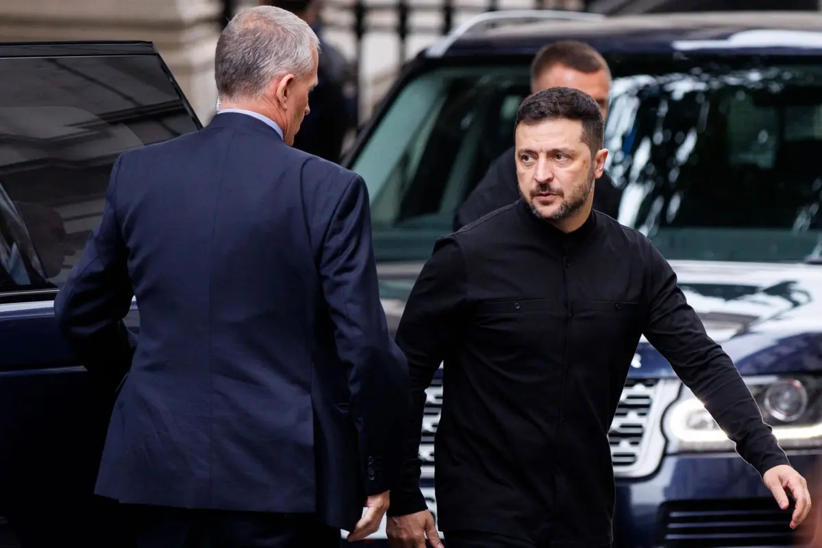 O presidente da Ucrânia, Volodymyr Zelensky