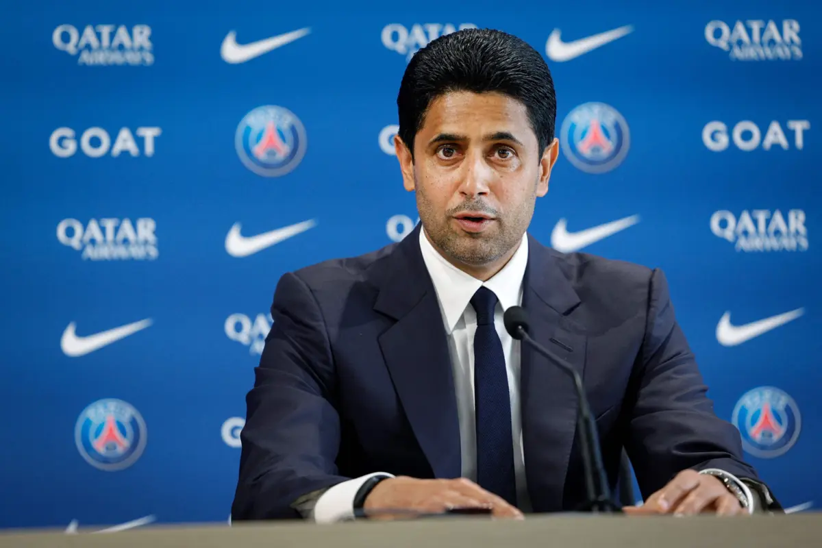Nasser Al-Khelaïfi, presidente do Paris Saint-Germain, lidera a associação