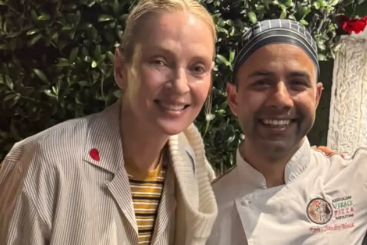 Imagem de contexto do artigo Atriz Uma Thurman esteve em Lisboa e elegeu comida italiana