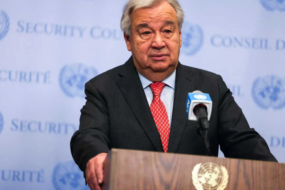 Guterres apela para "urgente redução da escalada" da tensão no Médio Oriente
