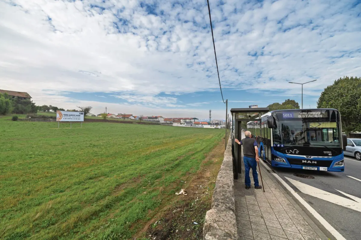 Terreno em Ermesinde para onde está prevista a construção do empreendimento do Grupo TQ