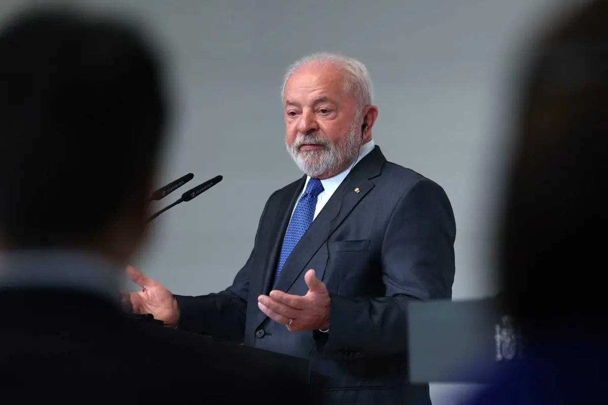 O presidente do Brasil, Luiz Inacio Lula da Silva