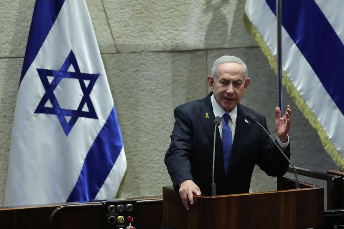 O primeiro-ministro israelita, Benjamin Netanyahu