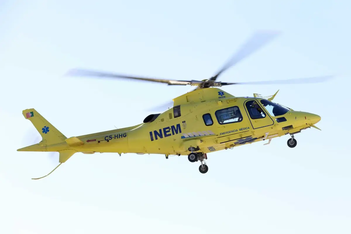 O INEM regista a hora do acionamento, mas só tem conhecimento da hora de aterragem pela empresa que presta o serviço