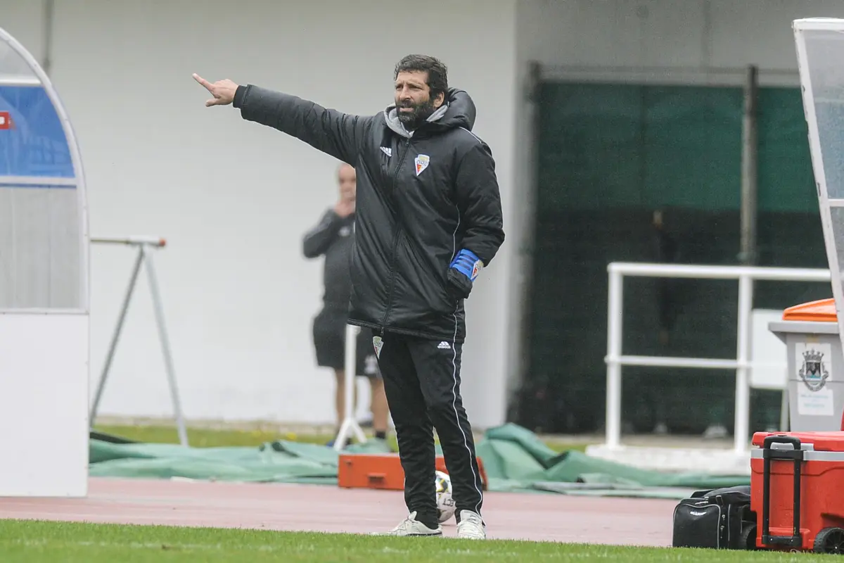 O antigo treinador do Vilafranquense, João Tralhão