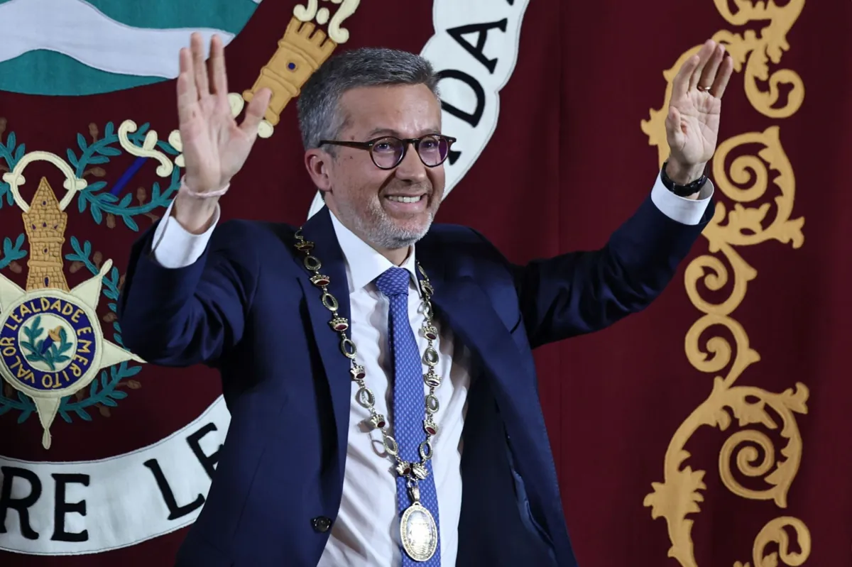 Carlos Moedas discursou na cerimónia de tomada de posse esta terça-feira